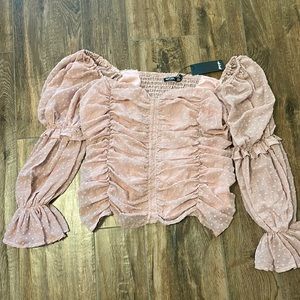 Plus Ruffle Blouse